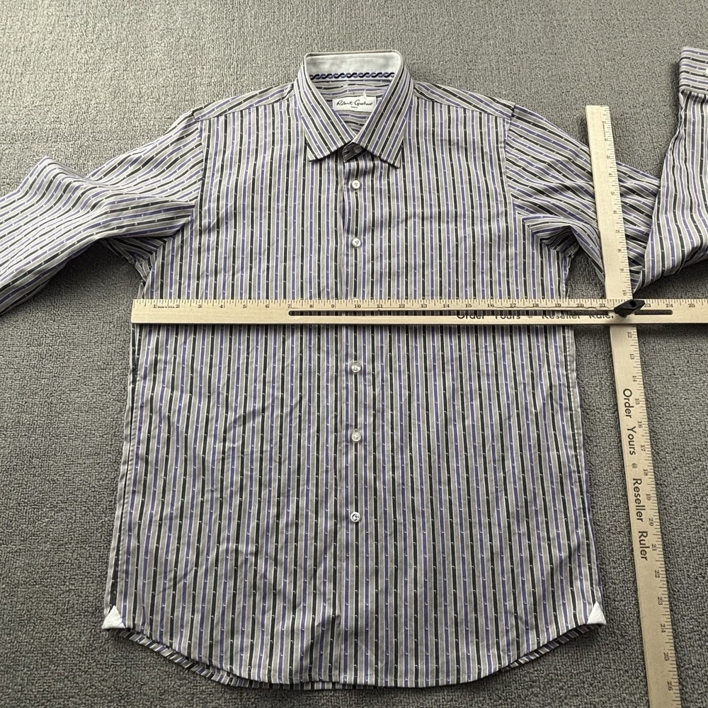 Robert Graham Shirt Adult Medium Button Up Long Sleeve Luxury Casual Men's - Picture 10 of 14